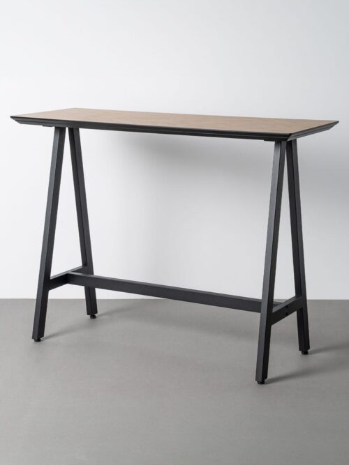 Table Haute Bar Brun Miel Ixia 138cm