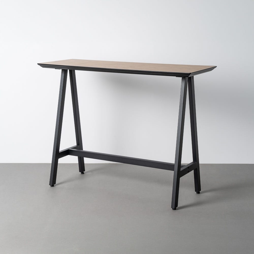 Table Haute Bar Brun Miel Ixia 138cm