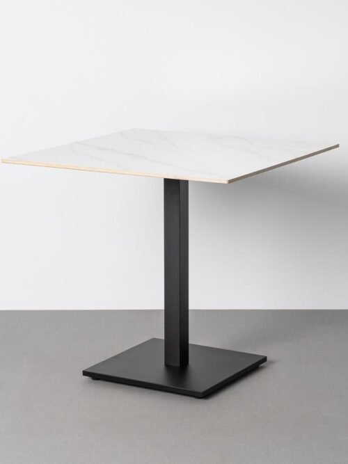 Lot de 2 : Table à Manger Céramique Blanc Ixia 80cm