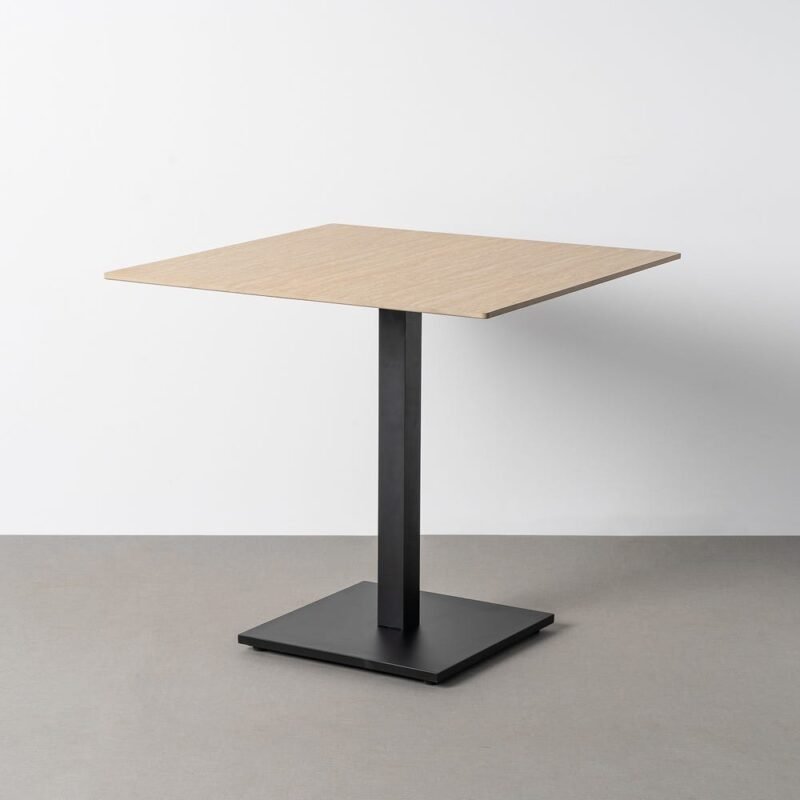 Lot de 2 : Table à Manger Céramique Travertin Ixia 80cm