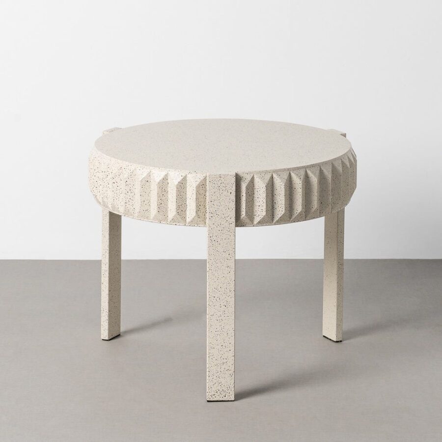 Petit Table Blanc Métal Ixia 64 cm