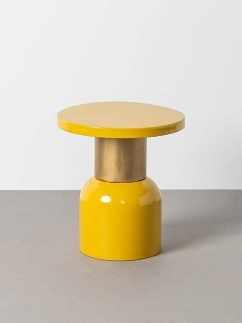 Table d'Appoint Moutarde Ixia 40cm