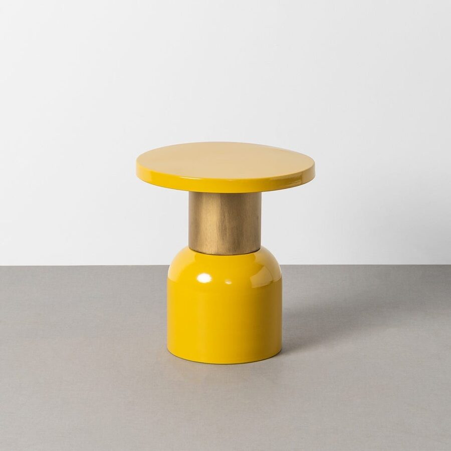 Table d'Appoint Moutarde Ixia 40cm