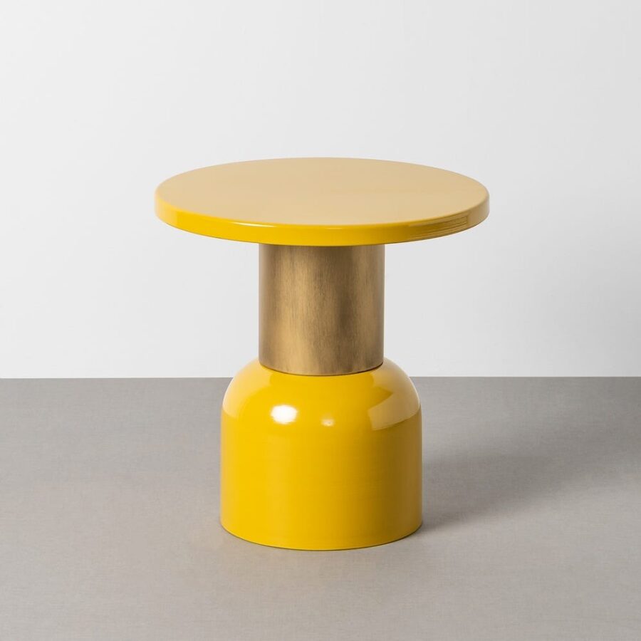 Table d'Appoint Moutarde Ixia 51cm