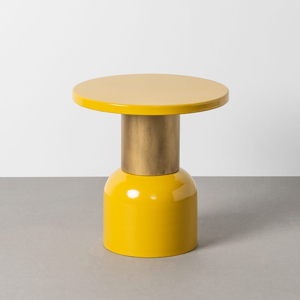 Table d'Appoint Moutarde Ixia 51cm