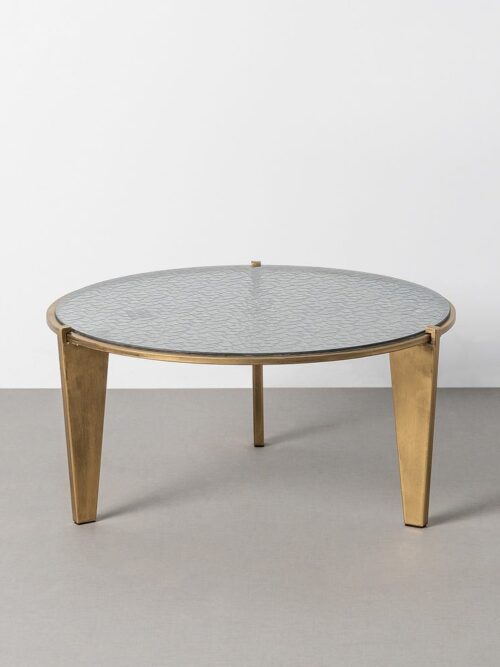 Table Basse Or Vieux Ixia 79cm