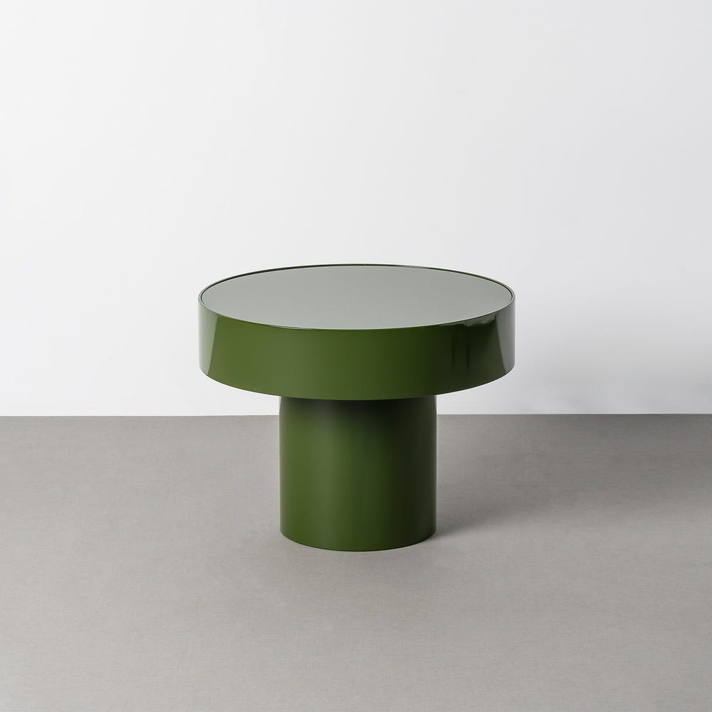 Table Basse Vert Cristal Ixia 60cm