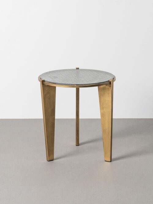 Table d'Appoint Or Vieux Ixia