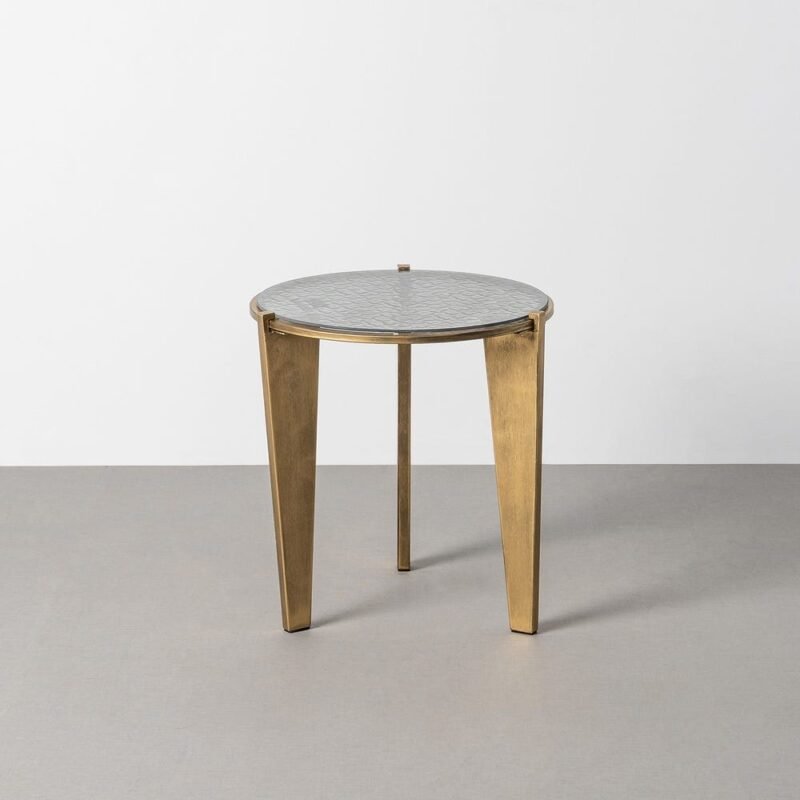 Table d'Appoint Or Vieux Ixia