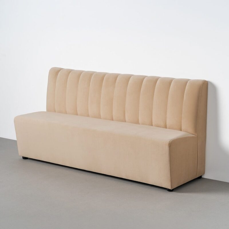 Banc Beige Tissu Ixia 180 cm
