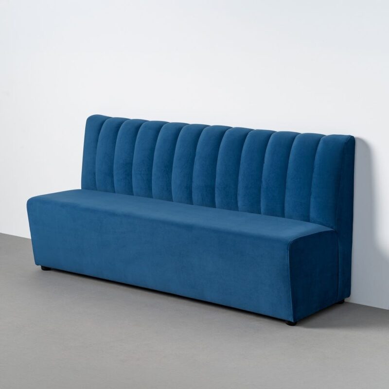 Banc Bleu Tissu Ixia 180 cm
