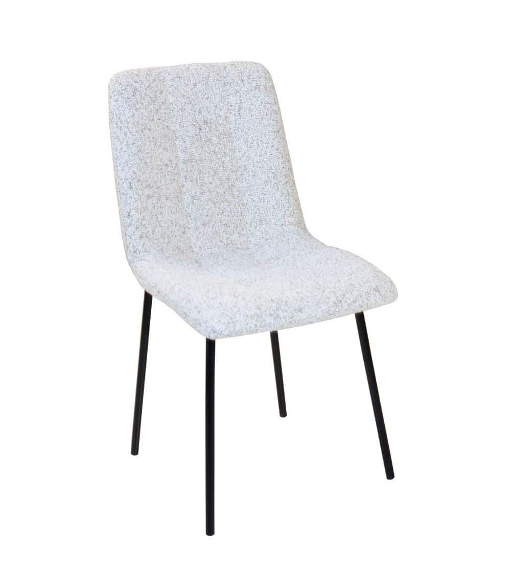 chaise liona chiné blanc noir athezza