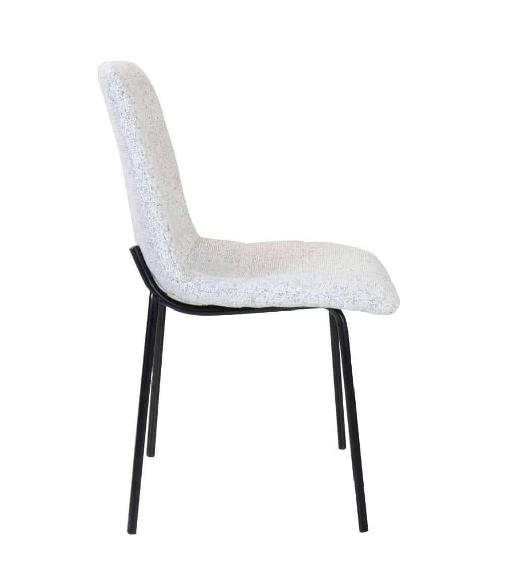 chaise liona chiné blanc noir athezza
