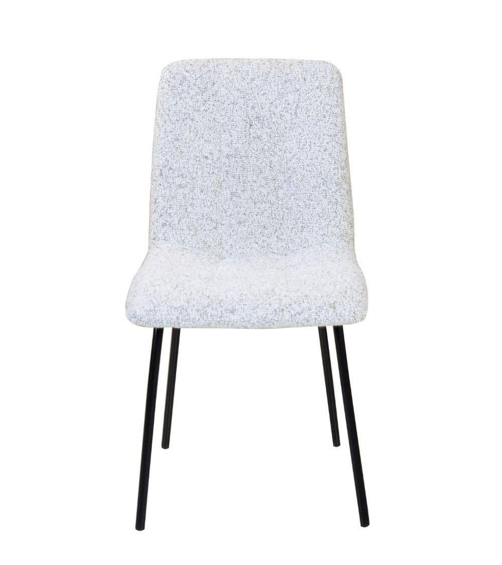 chaise liona chiné blanc noir athezza