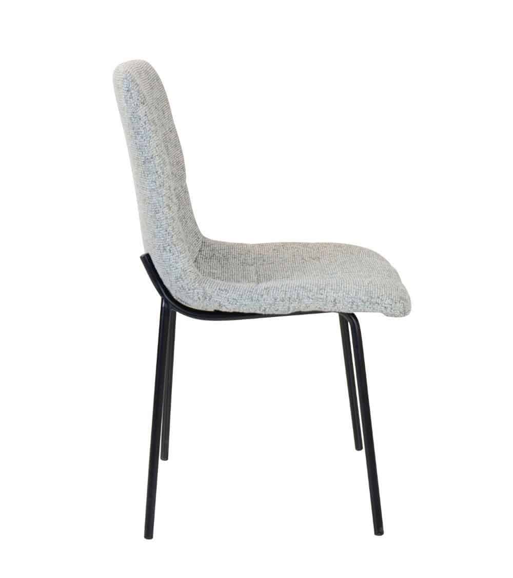 chaise liona chiné vert d'eau athezza