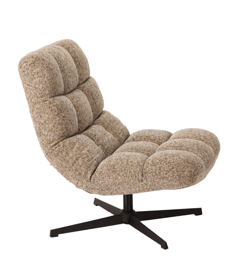 fauteuil pivotant chiné beige montclar athezza