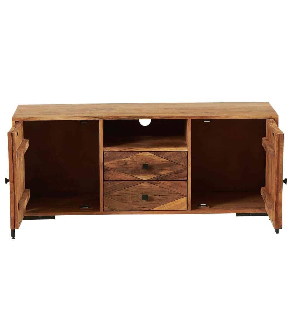 Meuble TV Bois Recyclé Kota Athezza 120cm – Image 4