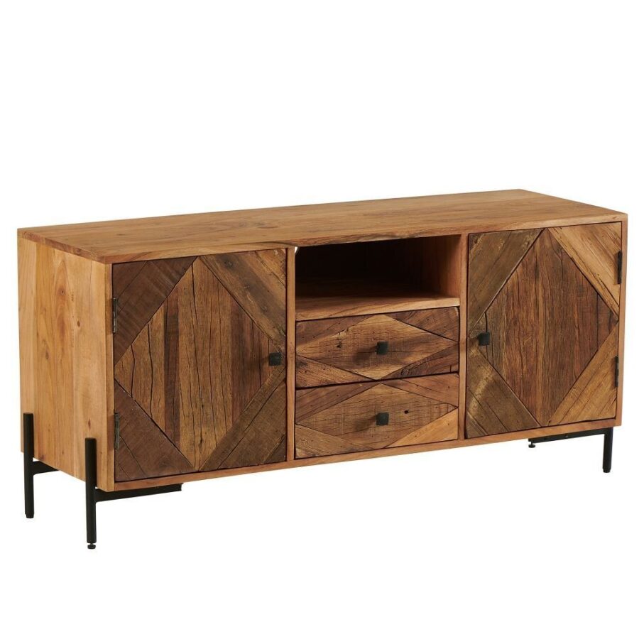 Meuble TV Bois Recyclé Kota Athezza 120cm
