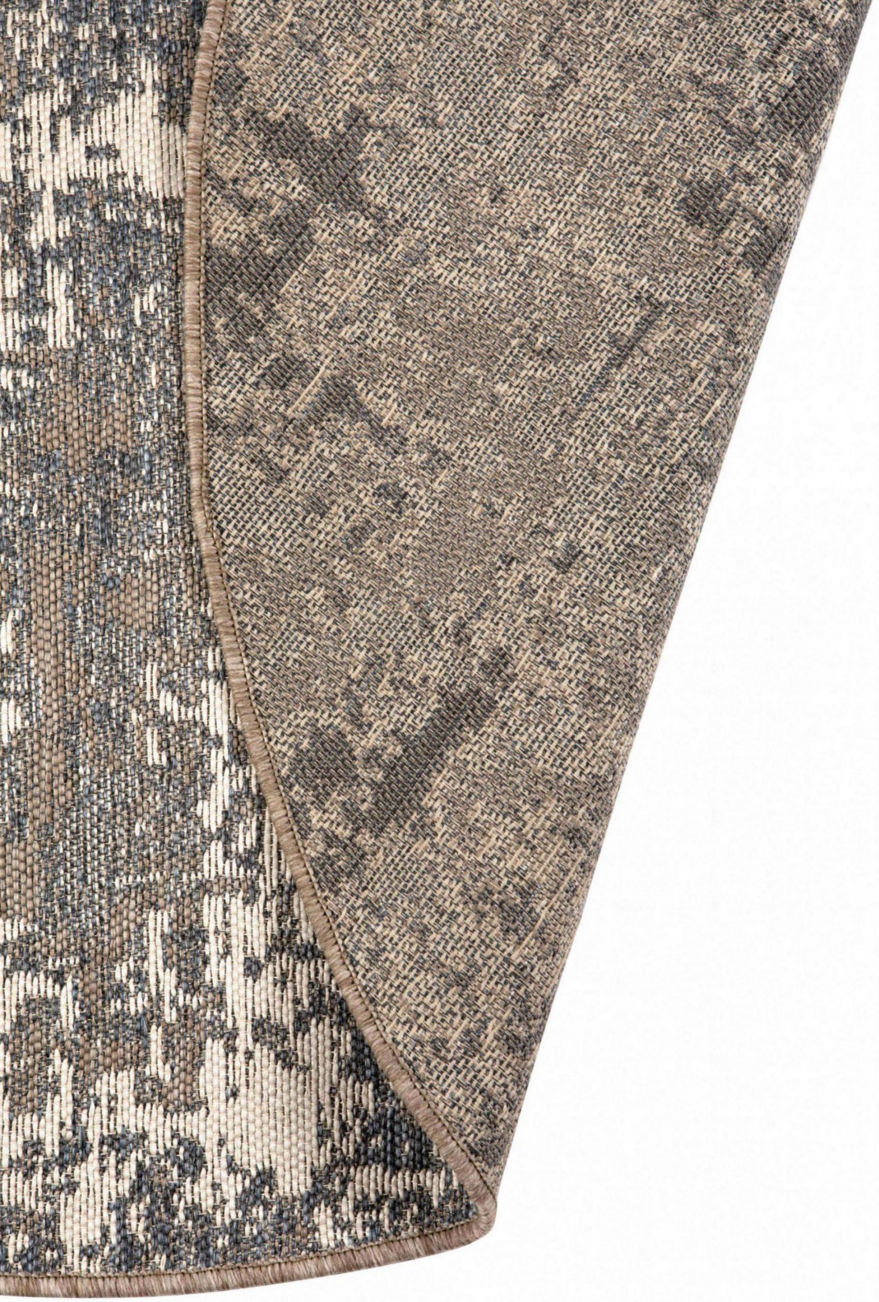 Tapis Catania Extérieur Gris Polypropylène – Image 4