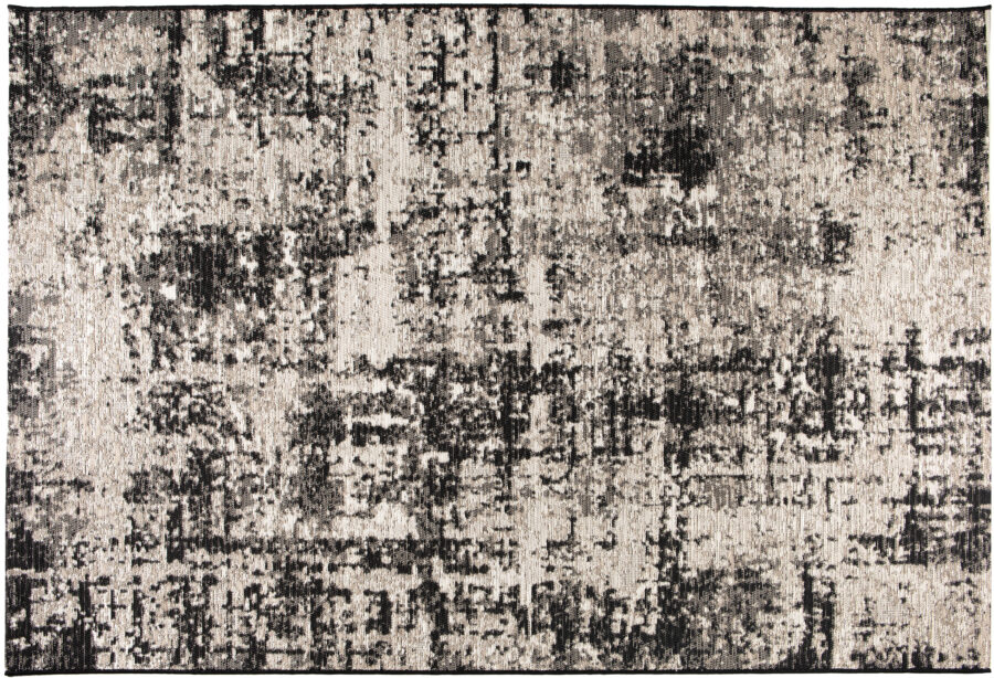 Tapis Catania Extérieur Noir Polypropylène