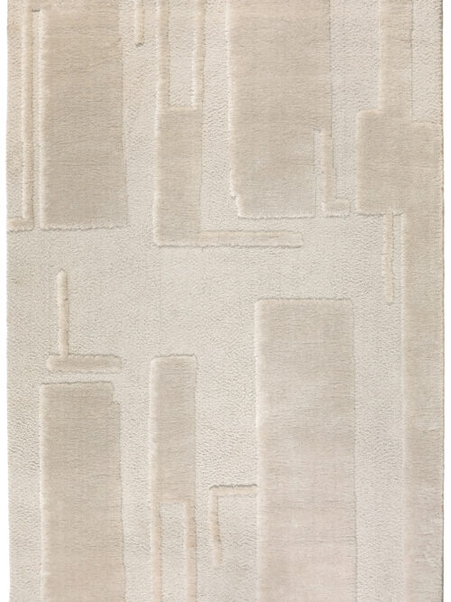 Tapis Louka Ivoire Polyester recyclé