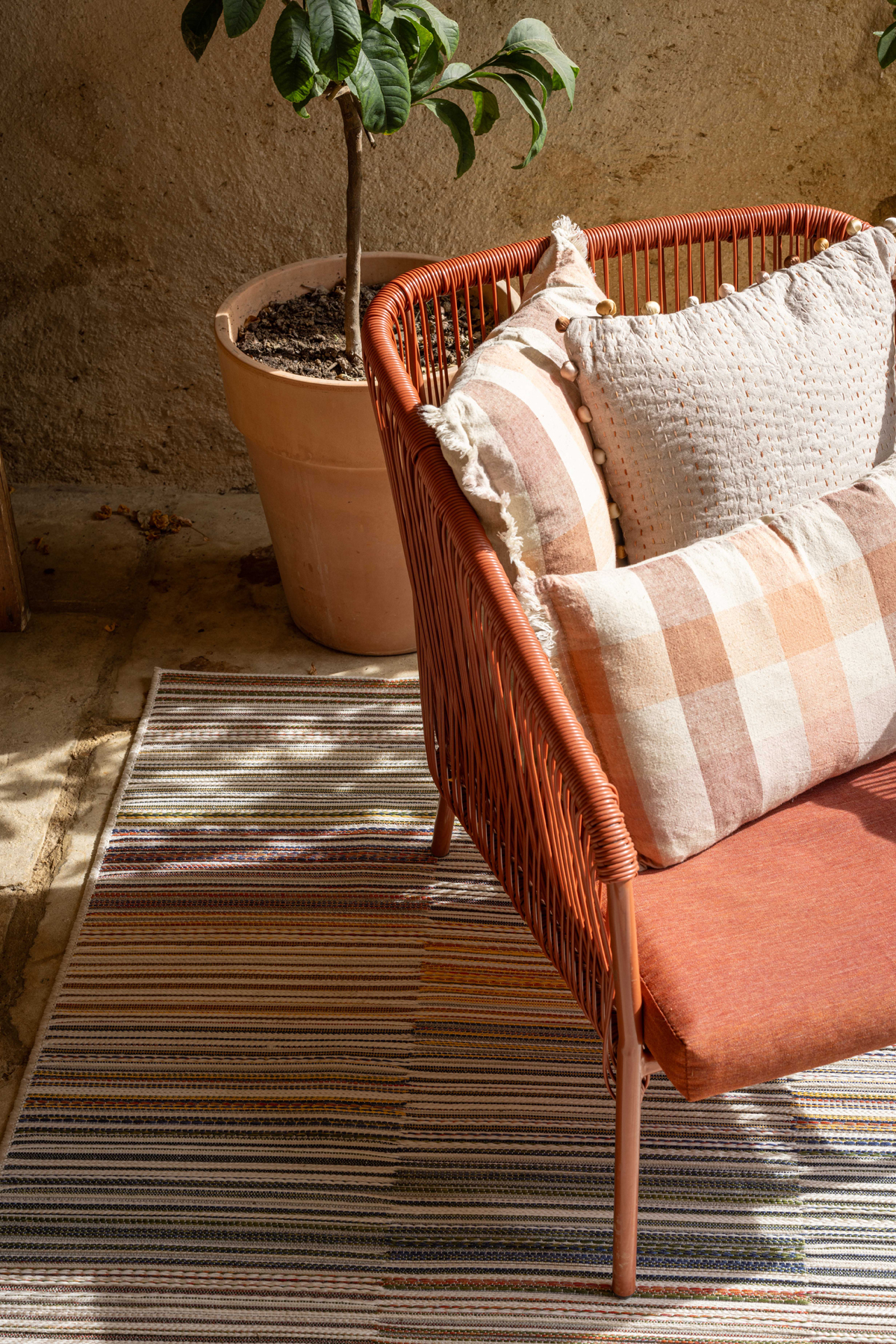Tapis Bianca Extérieur Papaye Polypropylène – Image 8