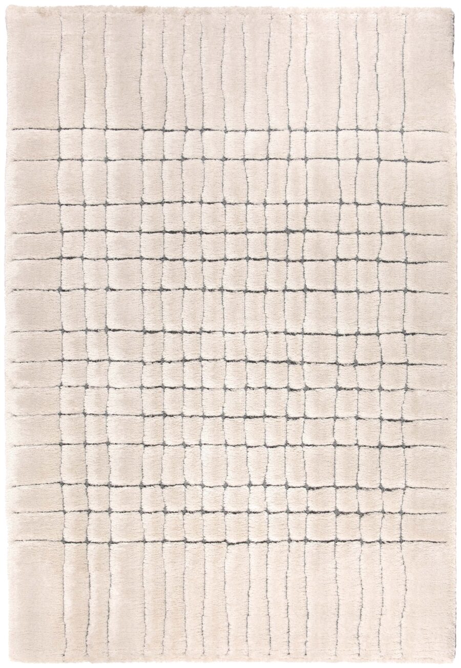 Tapis Antonio Neige Polyester recyclé