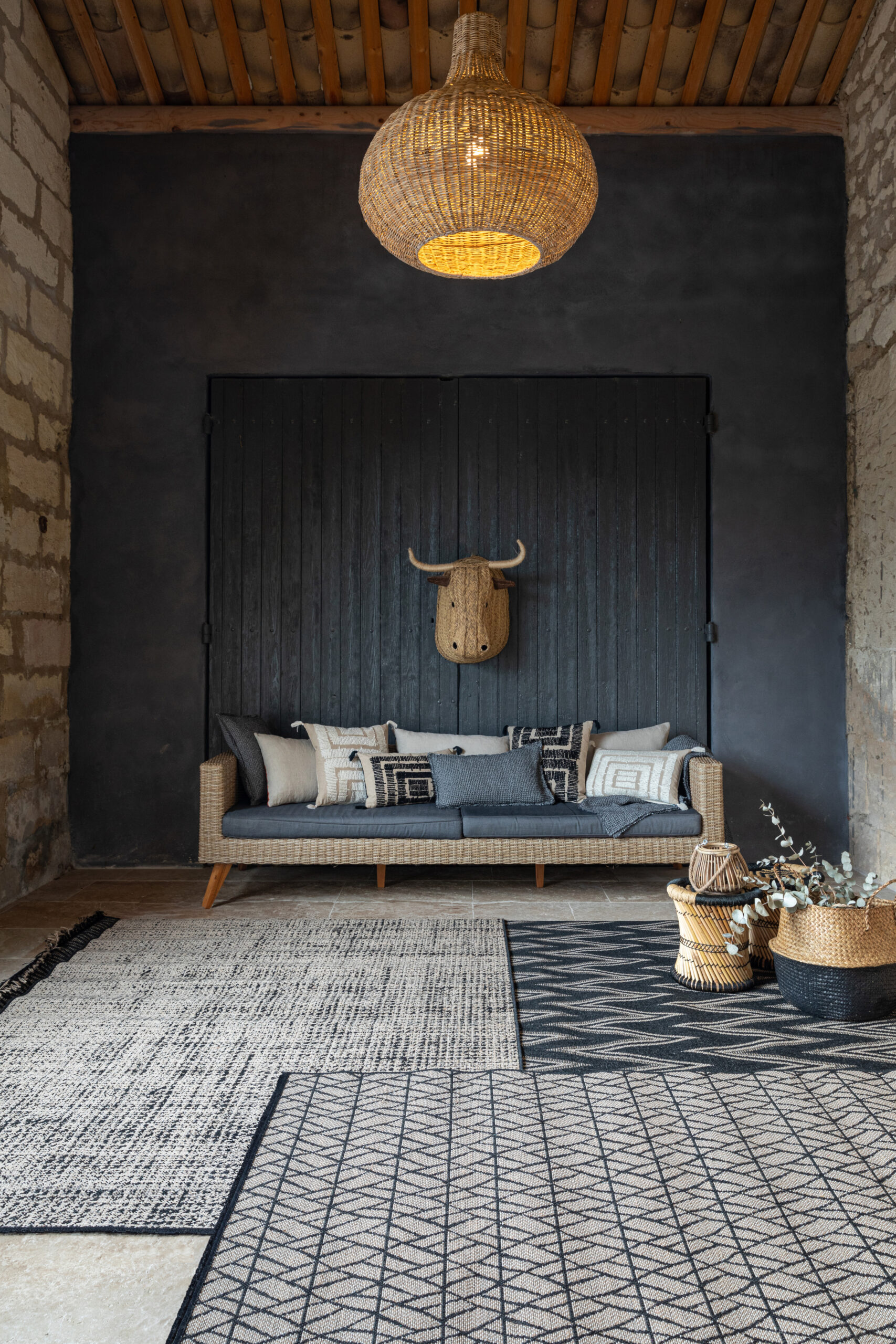 Tapis Axel Extérieur Naturel Polypropylène – Image 5