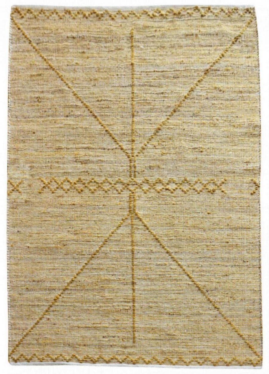 Tapis Jiazi Or Chanvre