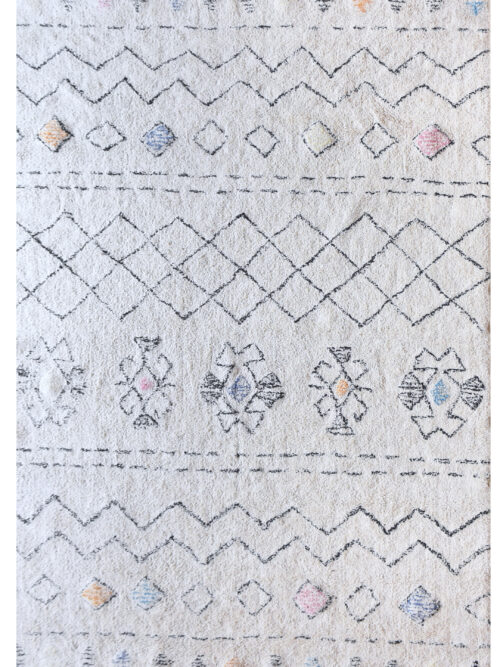 Tapis Seabert Ivoire/Multi Coton