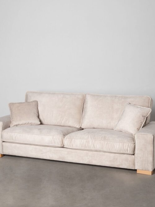 Canapé 4 Places Beige Tissu Ixia 266cm