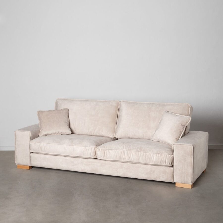 Canapé 4 Places Beige Tissu Ixia 266cm