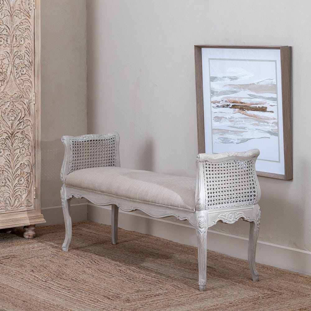 Banquette Gris Bois Manguier Ixia 137cm – Image 9