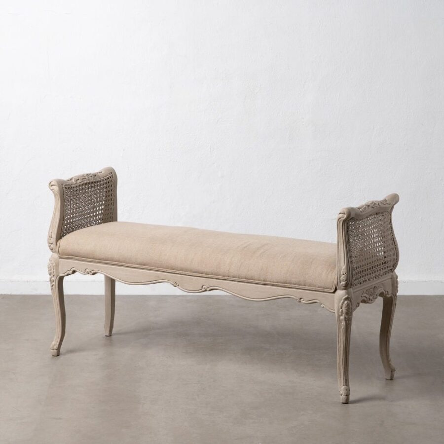 Banquette Gris Bois Manguier Ixia 137cm