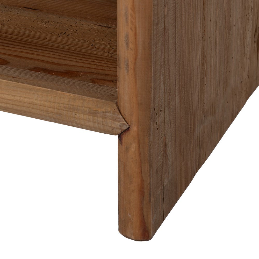 Armoire Naturel Bois De Pin Recyclé Ixia 130cm – Image 9