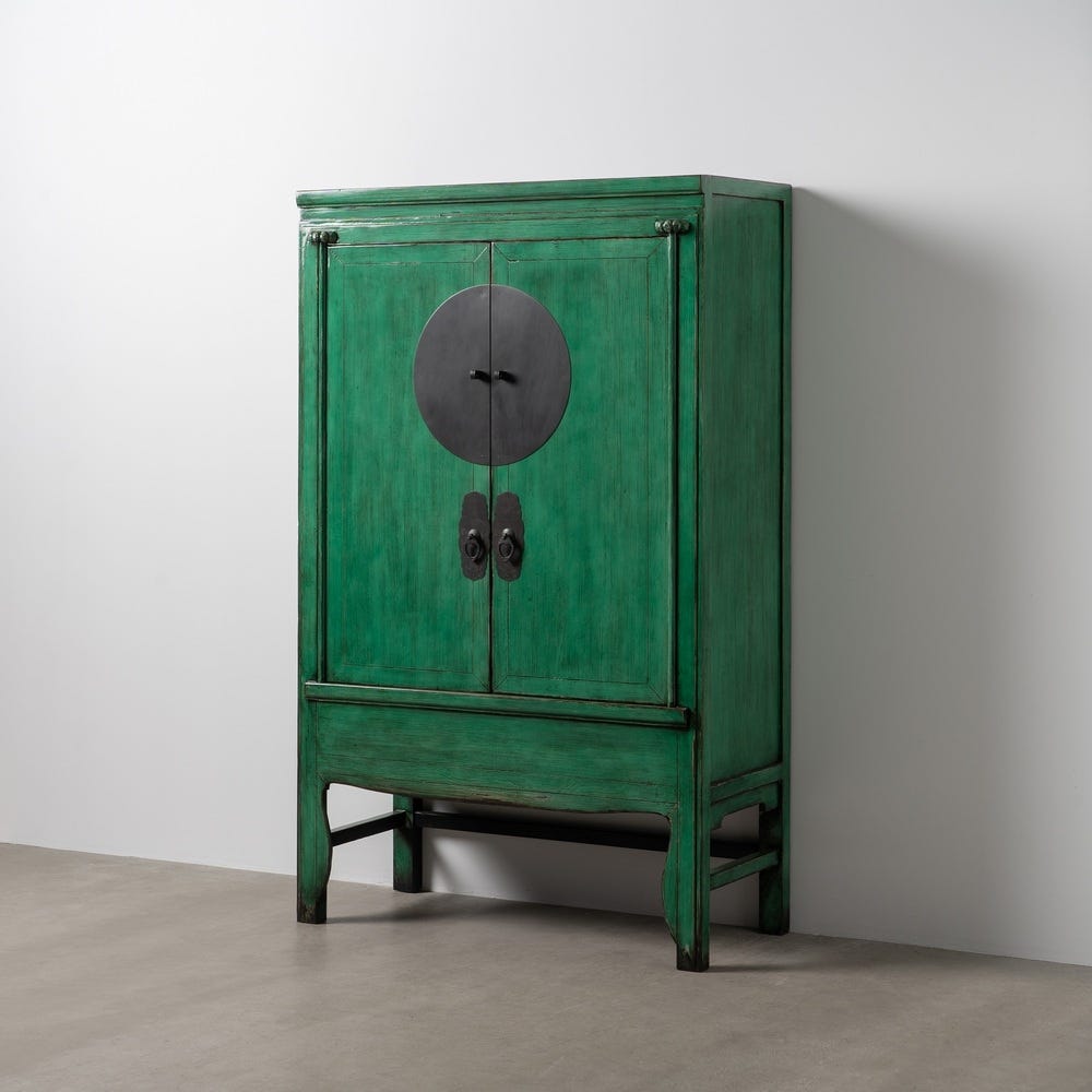 Armoire Verte Bois Ixia 175cm – Image 10