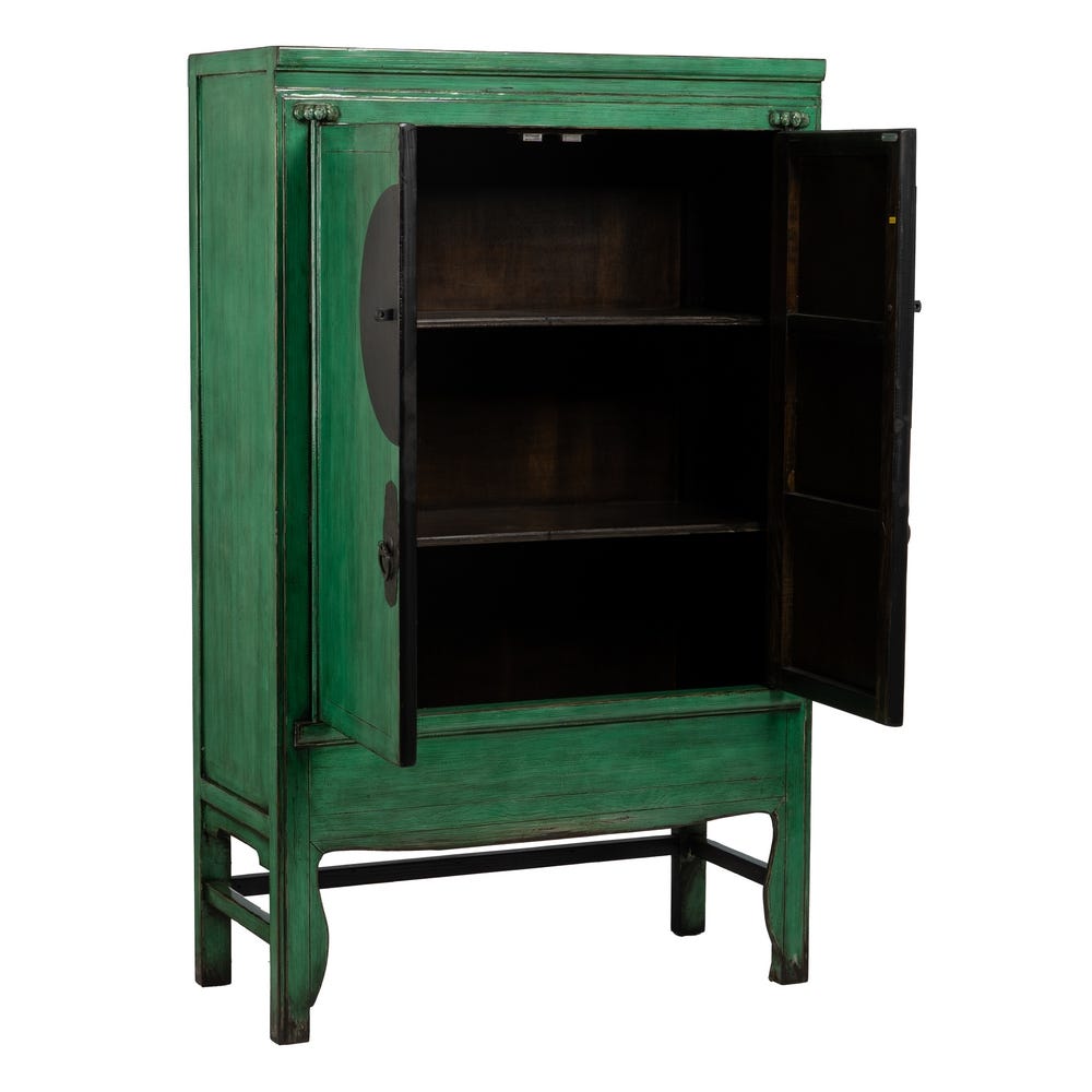 Armoire Verte Bois Ixia 175cm – Image 2
