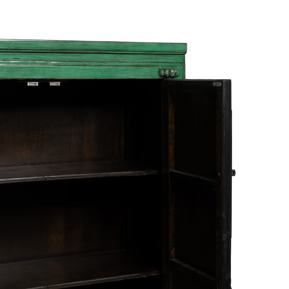 Armoire Verte Bois Ixia 175cm – Image 4