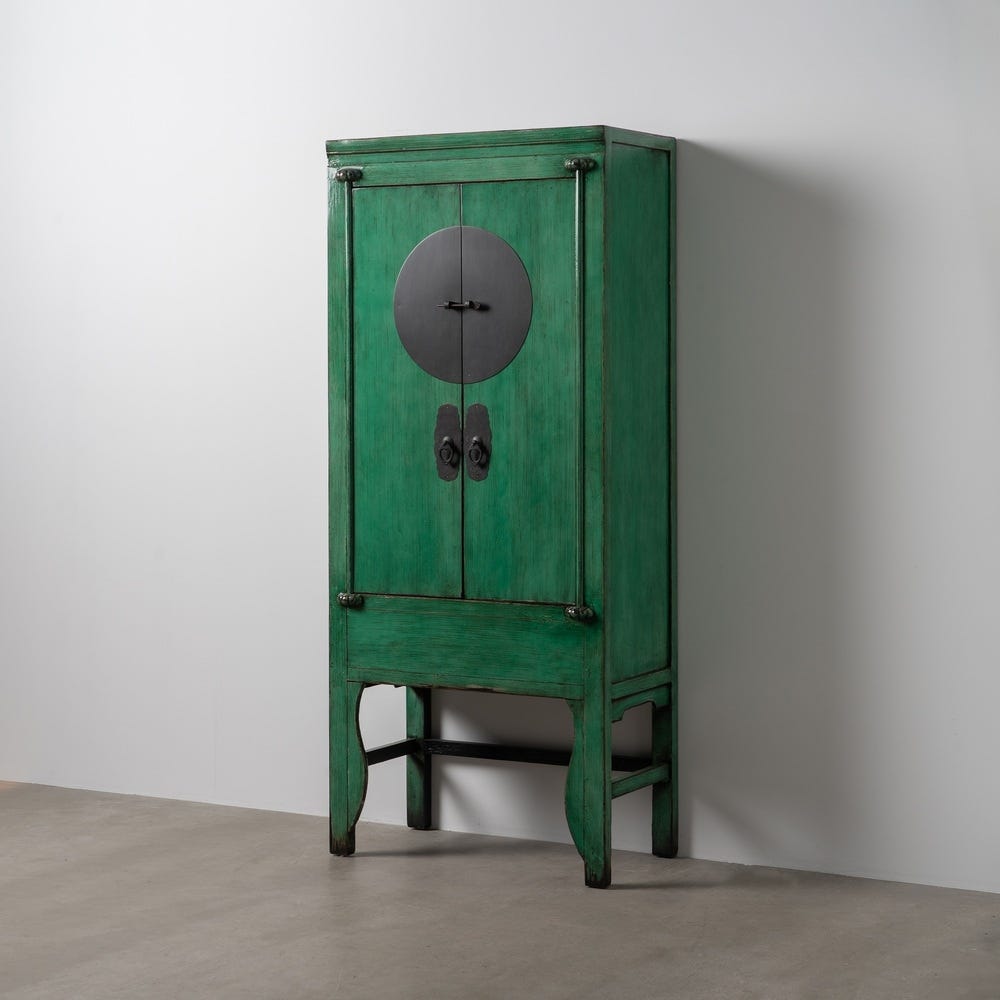 Armoire Verte Bois Ixia 195cm – Image 10