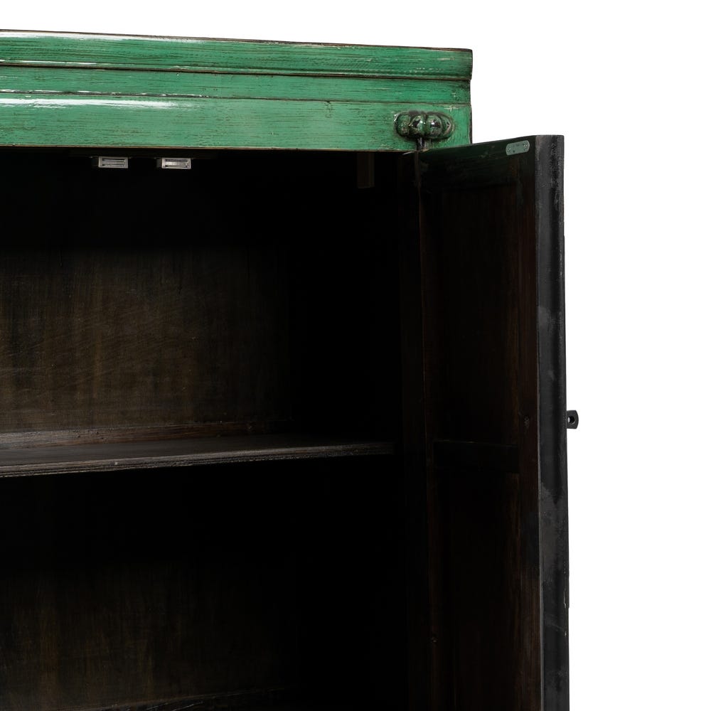 Armoire Verte Bois Ixia 195cm – Image 4