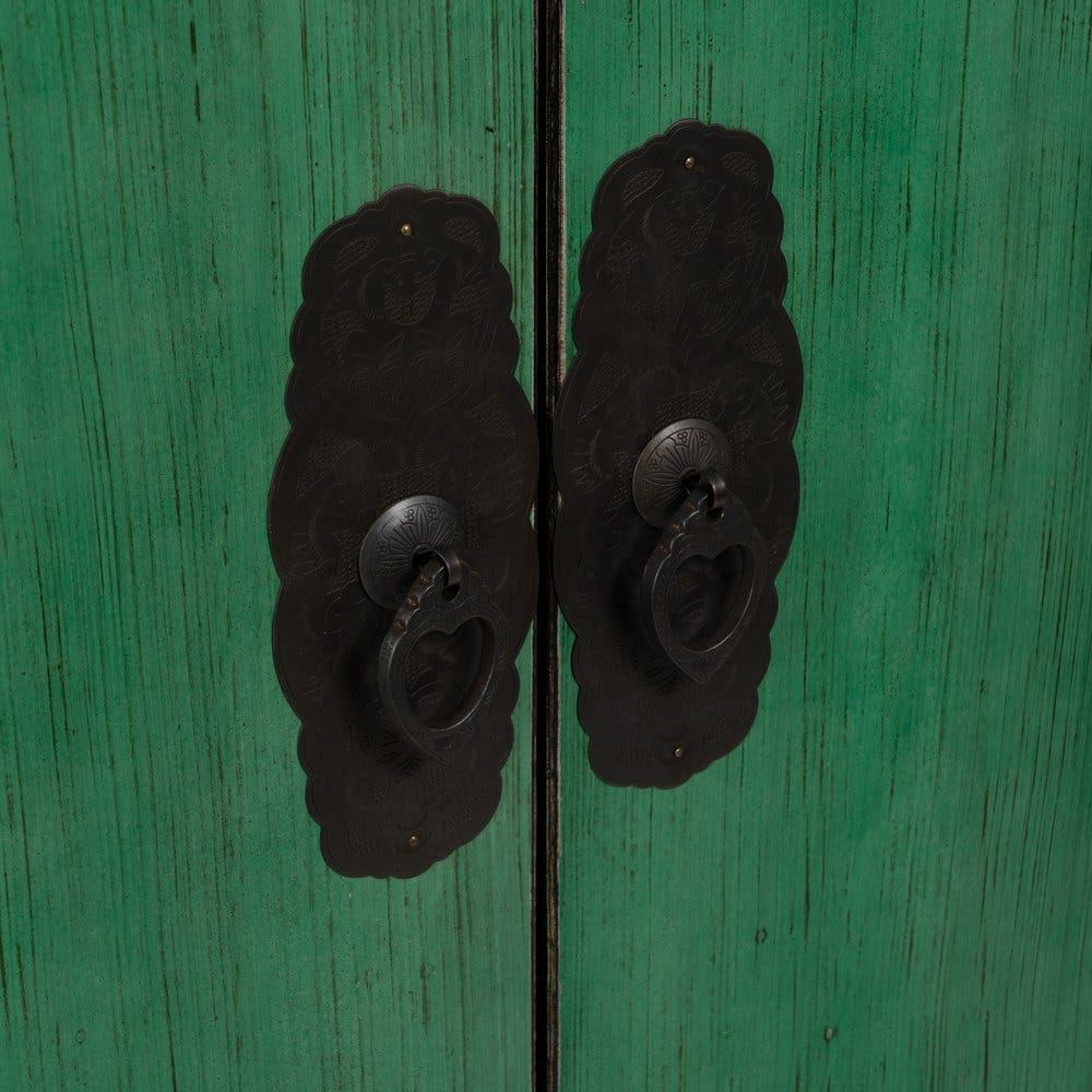 Armoire Verte Bois Ixia 195cm – Image 5