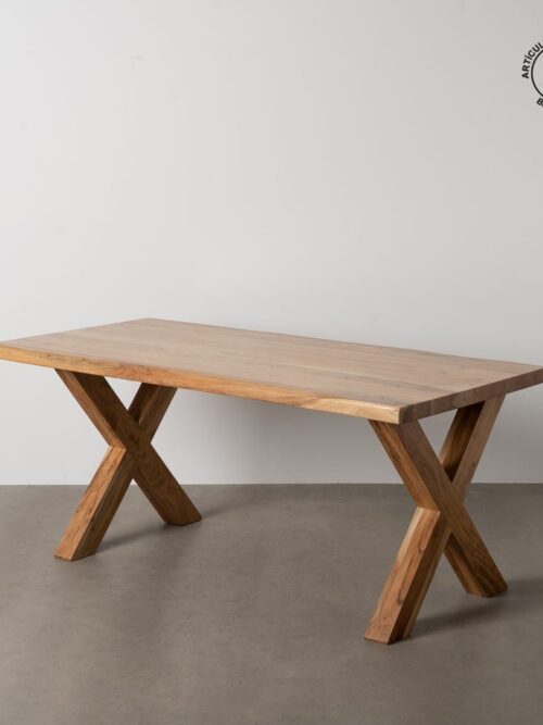 Table À Manger Bois D'acacia Ixia 180cm