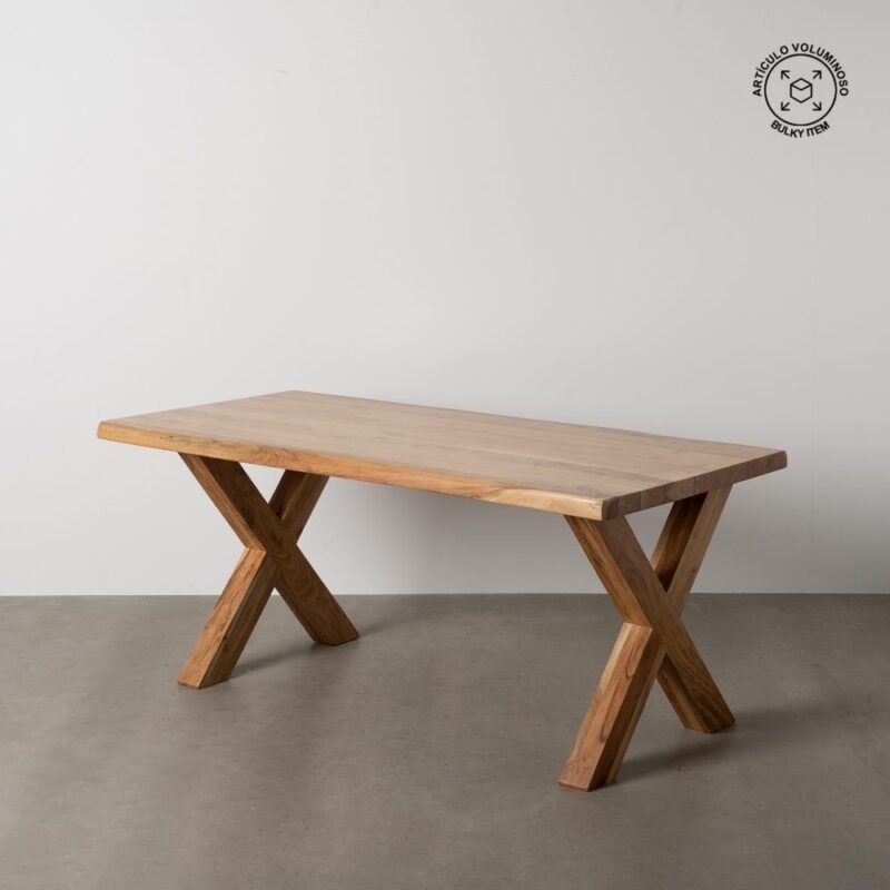 Table à Manger Bois d'Acacia Ixia 180 ou 240 cm