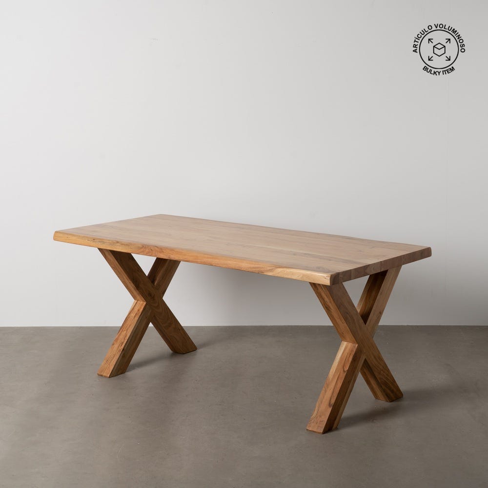 Table À Manger Bois D'acacia Ixia 180cm