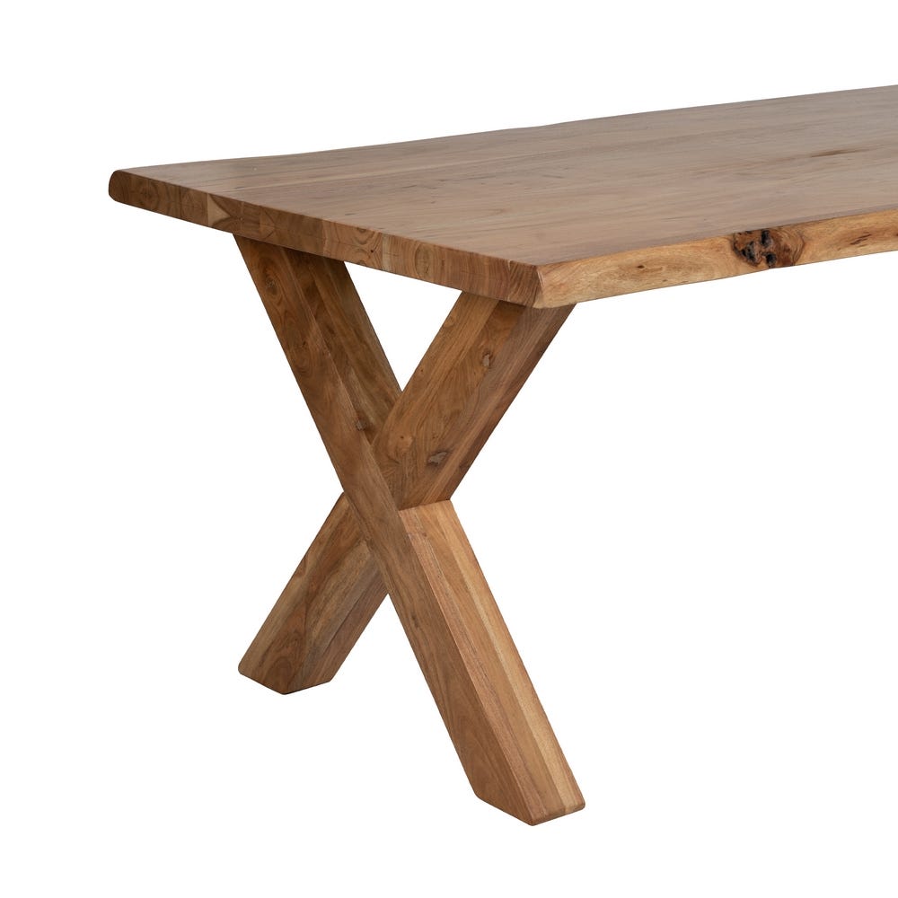 Table À Manger Bois D'Acacia Ixia 240cm – Image 2