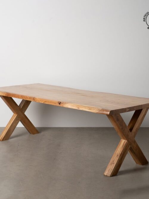 Table À Manger Bois D'Acacia Ixia 240cm