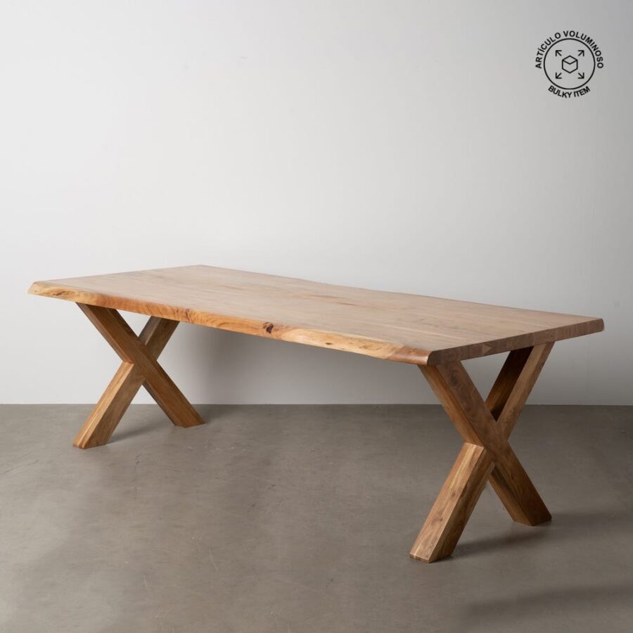 Table À Manger Bois D&rsquo;Acacia Ixia 240cm