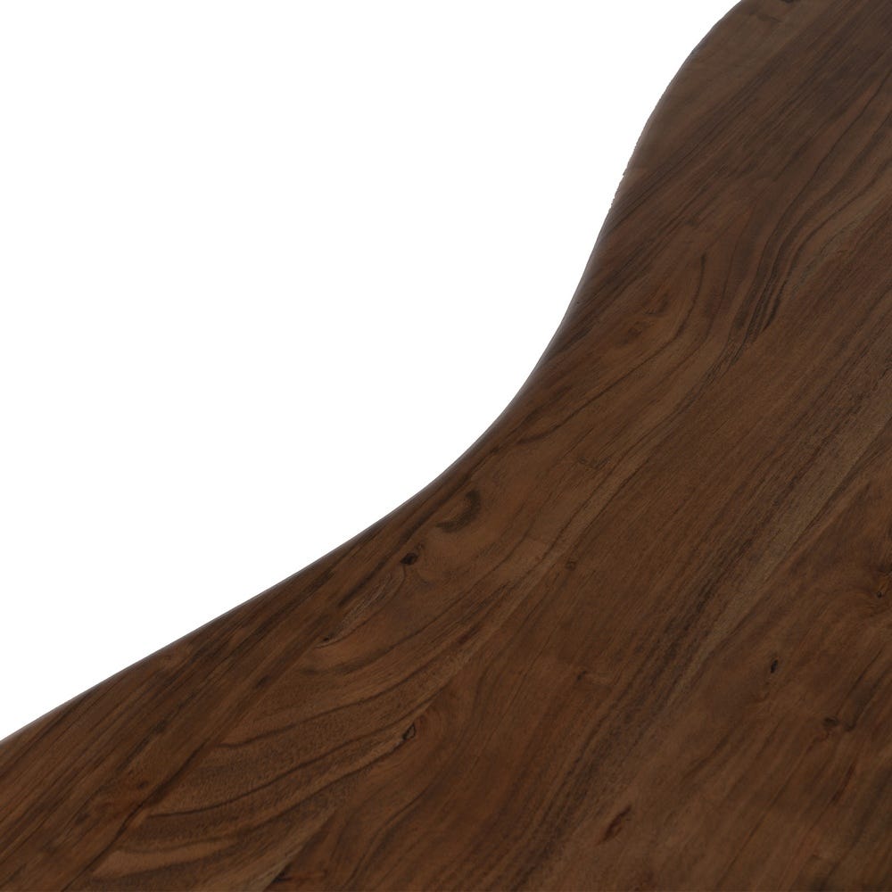 Table À Manger Organique Marron Bois D'acacia 240cm – Image 6