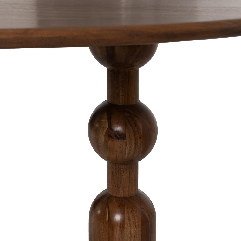 Table À Manger Organique Marron Bois D'acacia 240cm – Image 7