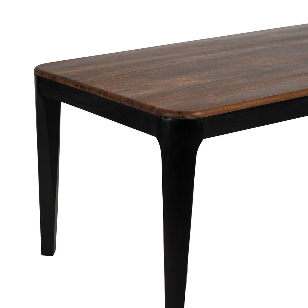 Table À Manger Noir Bois Ixia 180cm – Image 5